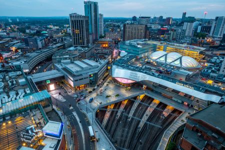 Areas We Serve - Aerial View of Birmingham - Pyromatic Fire Suppression
