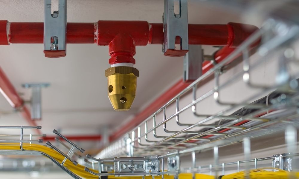 Fire Suppression Systems Manchester - Room with Alarm Check Valve - Pyromatic Fire Suppression